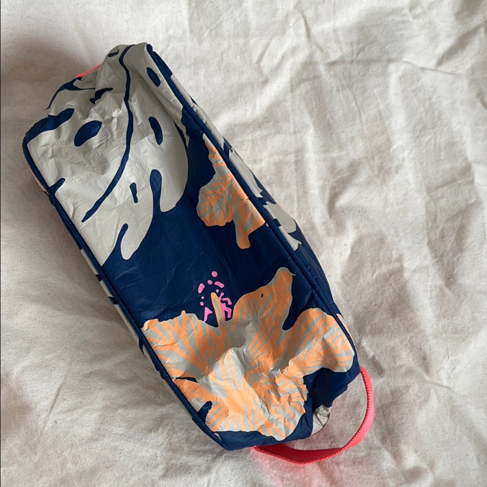 ALOHAS Navy and Coral Pouch - Picture 3 of 3